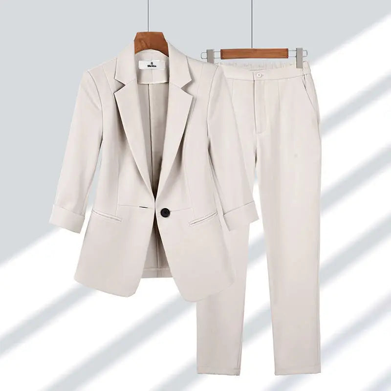 Krohn-e | Zweiteiliger Luxusanzug mit Jacke und Hose