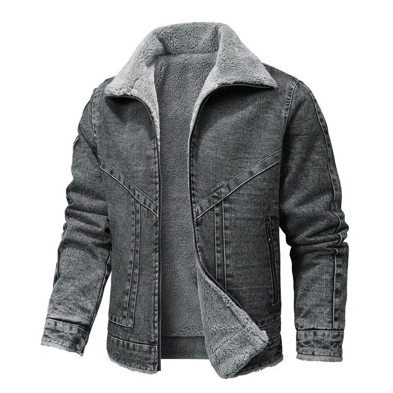 Krohn-e | Denim-Fleece-Jack