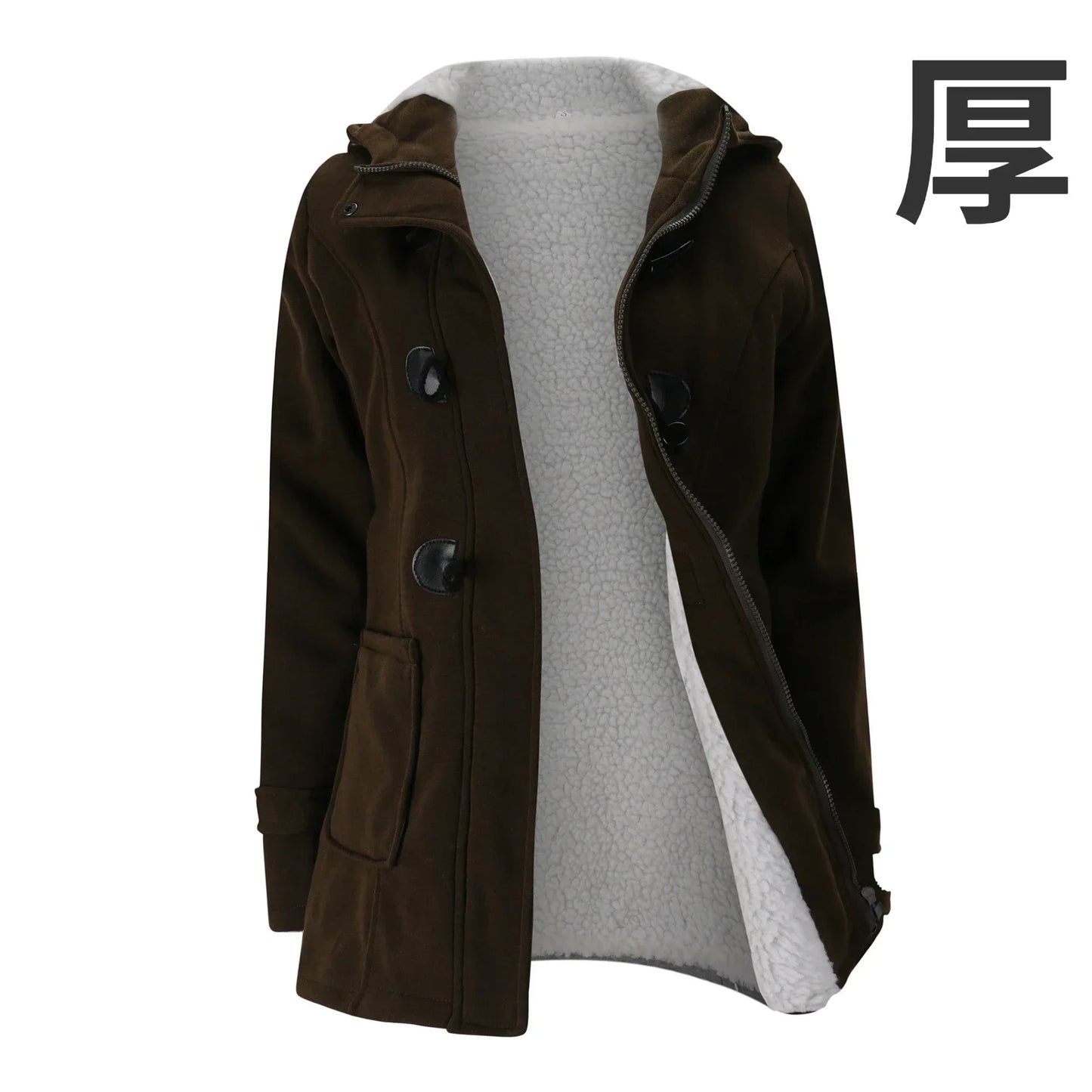 Entspannter Wintermantel im Julienne-Stil