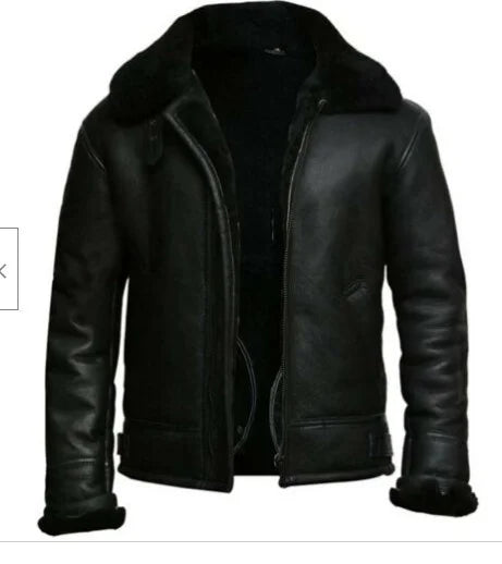 Herren Winterjacke Anton mit Kunstpelz
