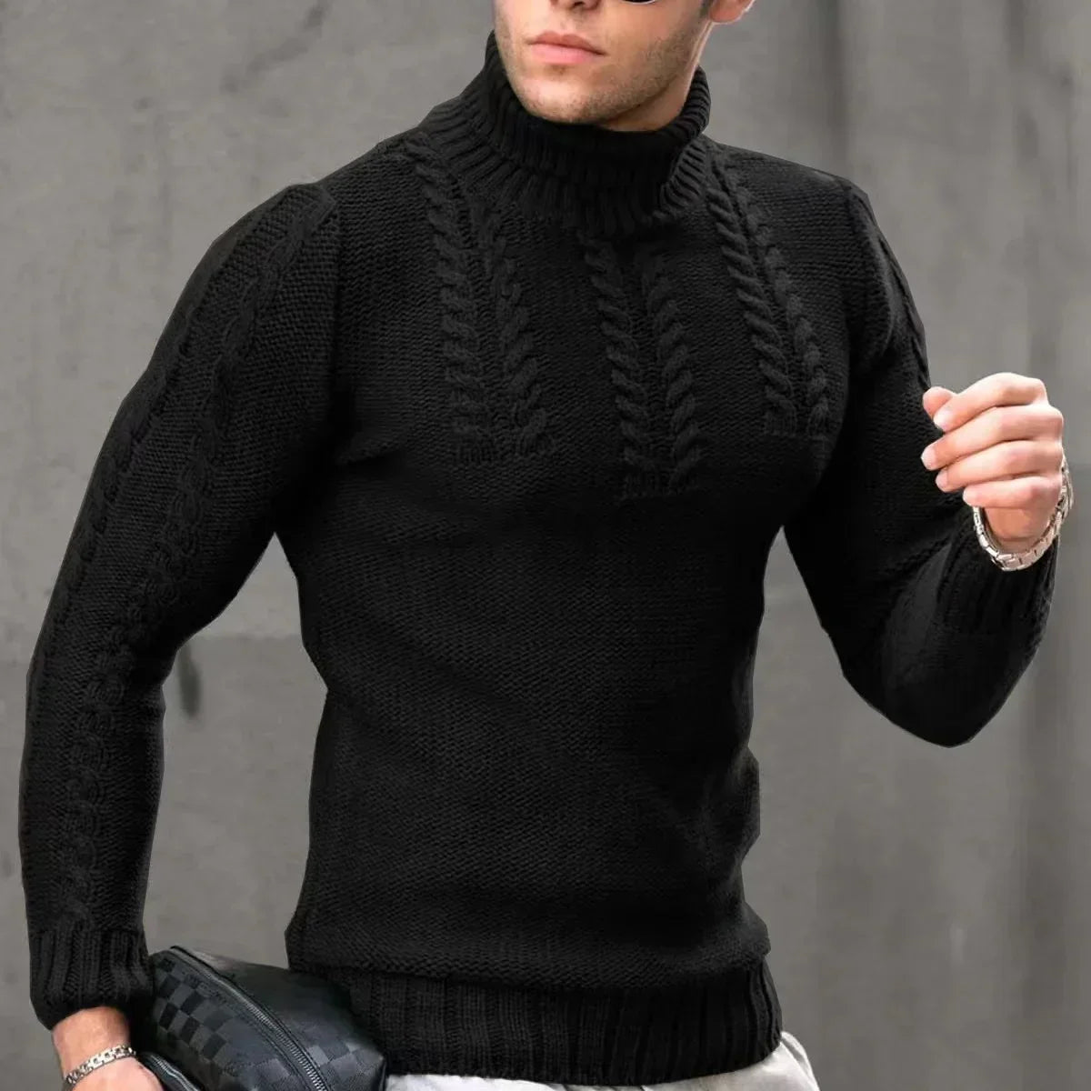Stylischer und einfacher Gina Winterpullover