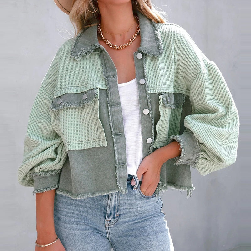 Krohn-e | Jacke mit Puffärmeln für Damen