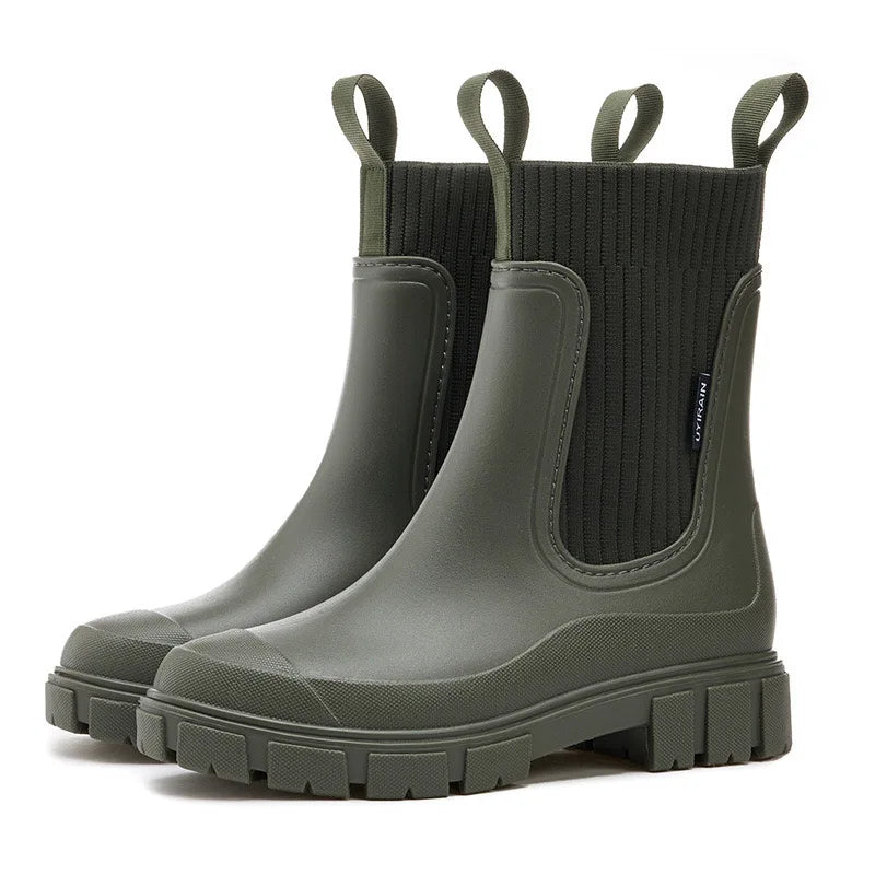 Krohn-e | Wasserdichte Stiefeletten mit Chunky Sohle