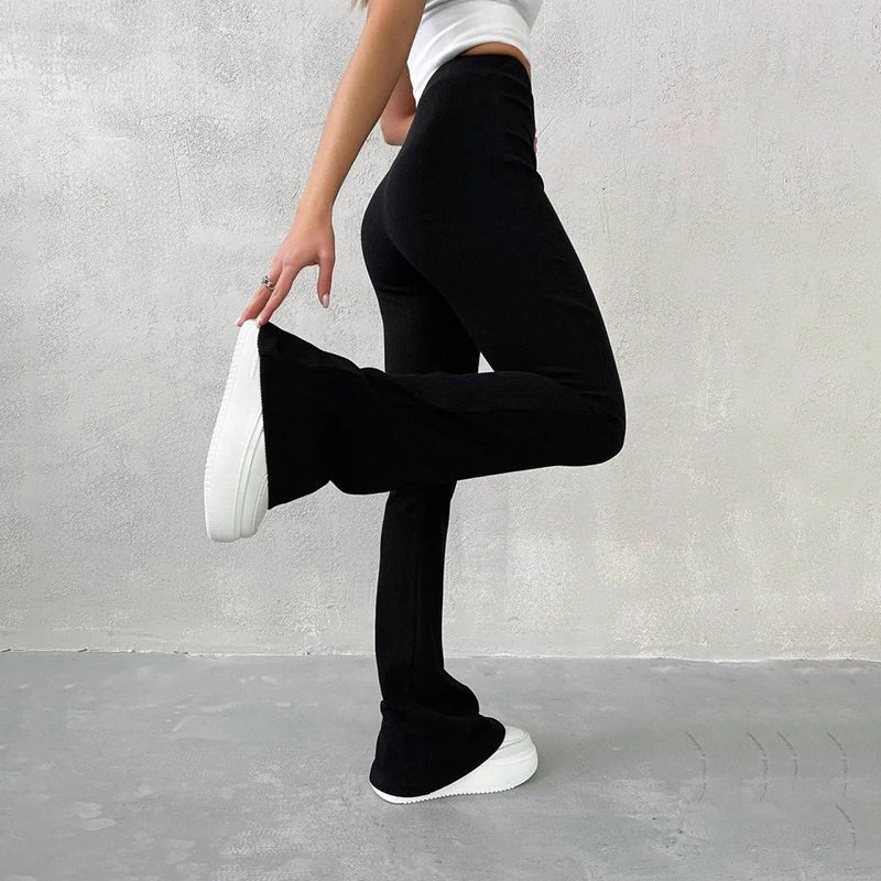 Krohn-e | Weiche Damenhose mit Elegant Taillierter Silhouette
