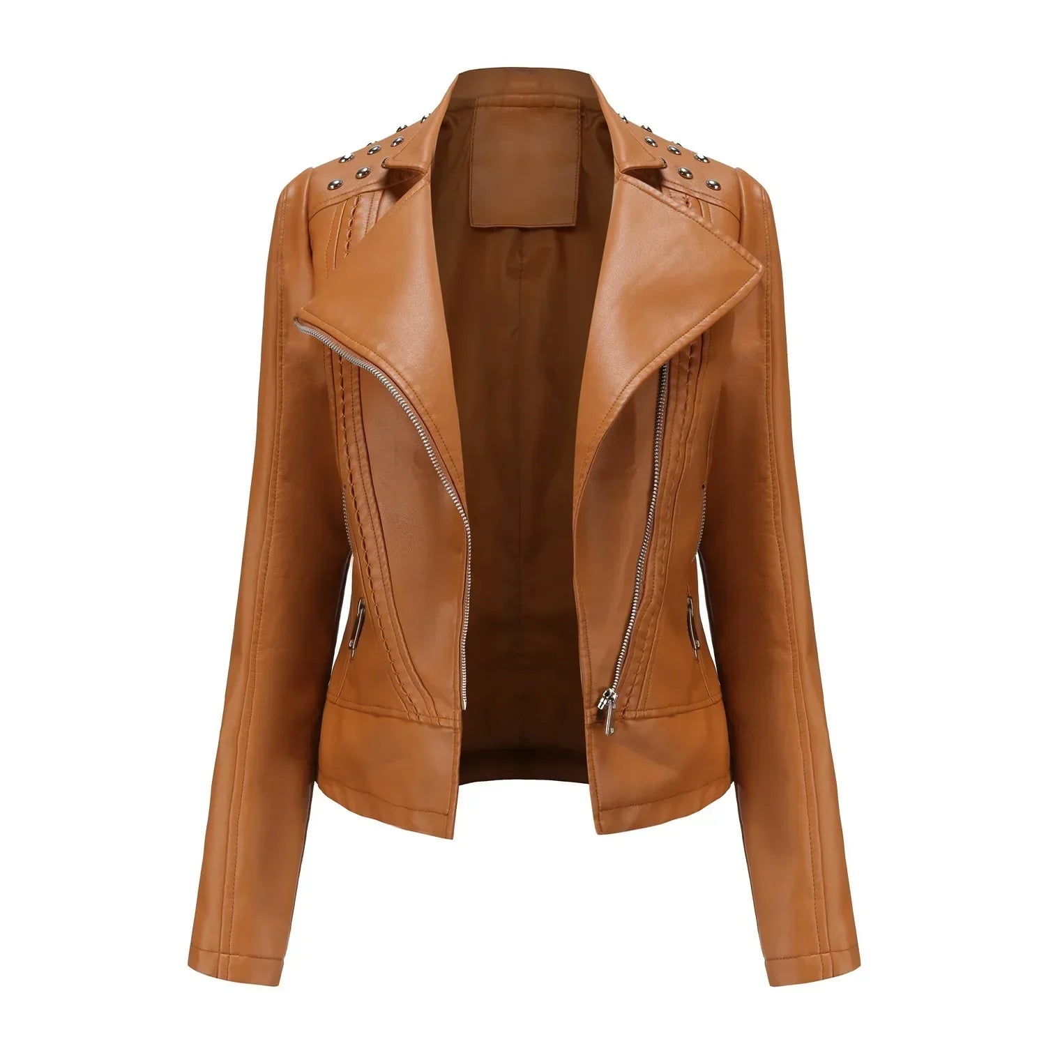 Doutzen: Schicke, schmale Lederjacke