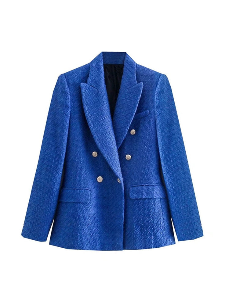 Blazer with Breast Pockets