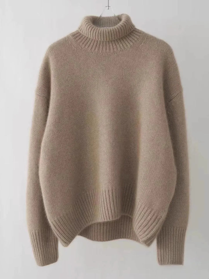 Krohn-e | Pullover - Damen Herbst Luxe Kaschmir Rollkragenpullover