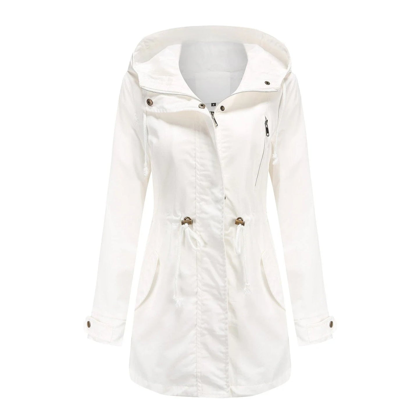 Krohn-e | Damen Elegante Wasserdichte Regenjacke Für Outdoor Aktivitäten