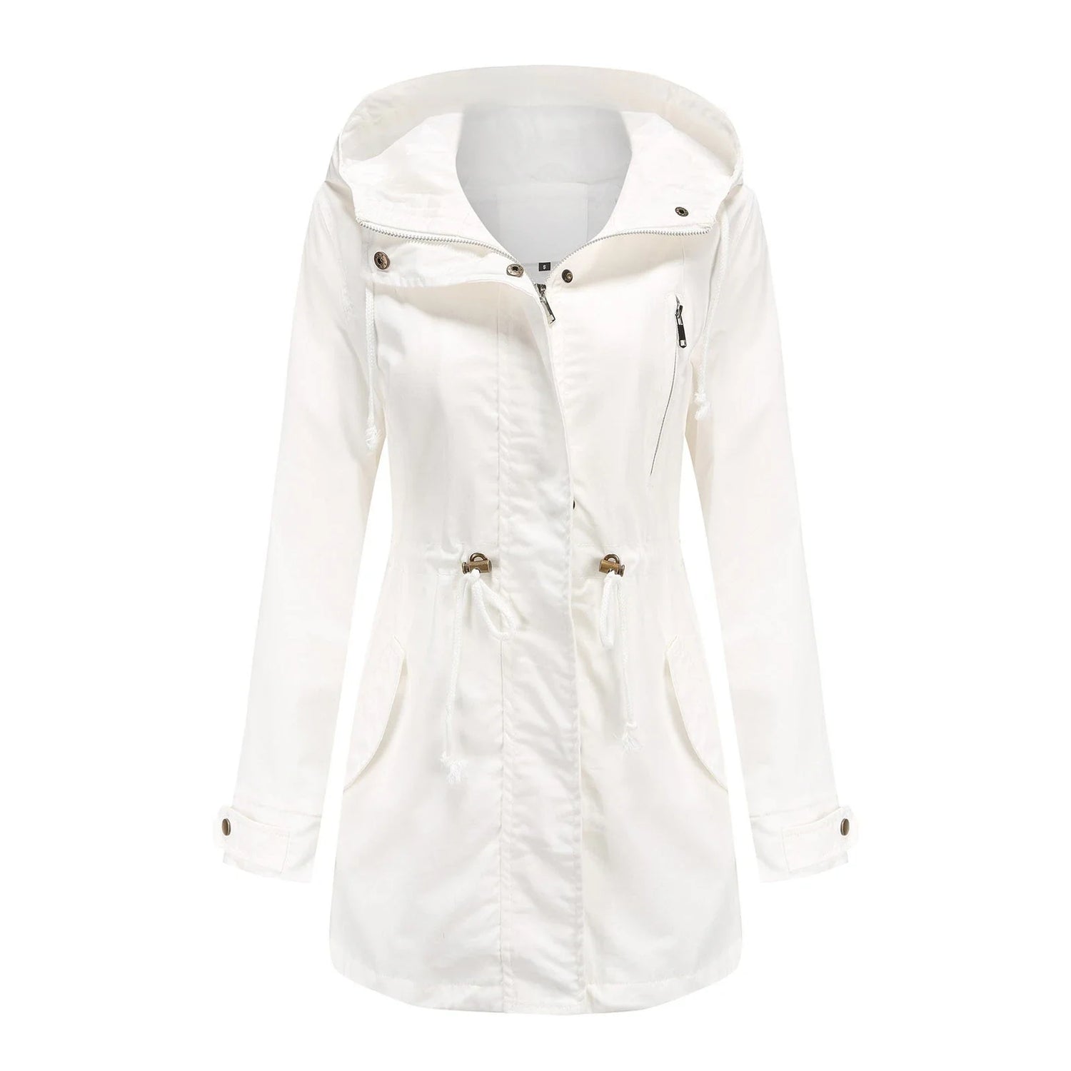 Krohn-e | Damen Elegante Wasserdichte Regenjacke Für Outdoor Aktivitäten