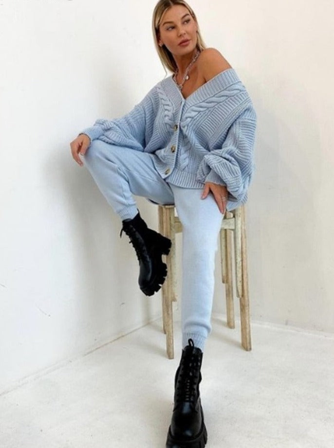Krohn-e | Bequeme 2-teilige Set Für Damen Weste Und Hose