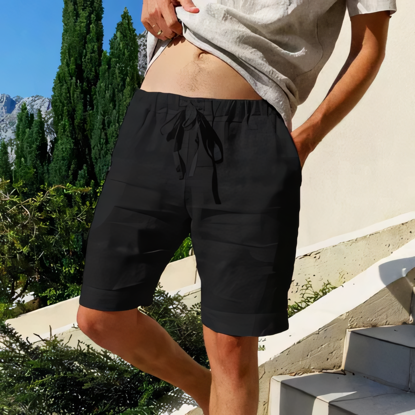 Leichte kurze Hose für Herren
