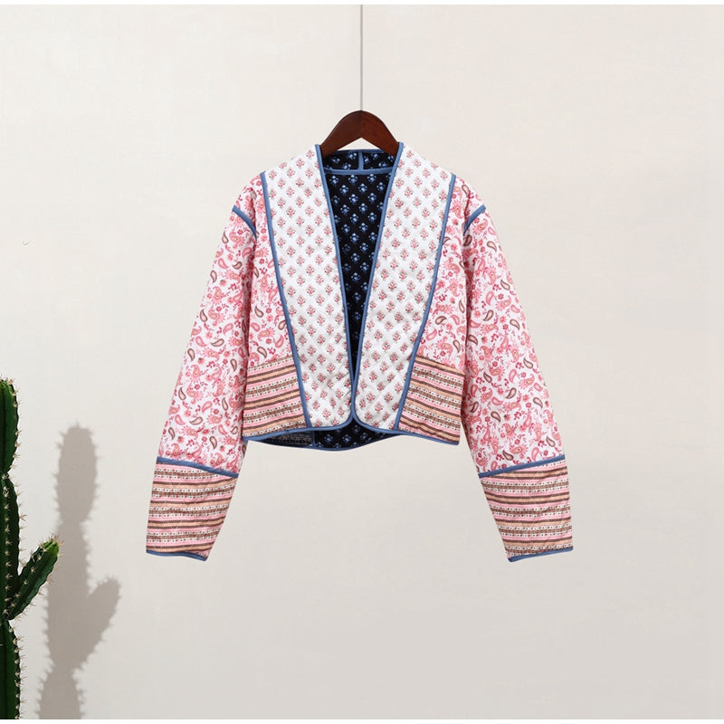 Krohn-e | Damenjacke mit Blumenmuster