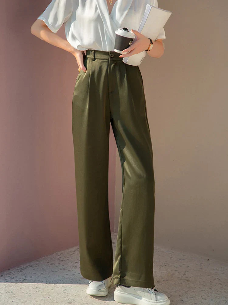 Damenhose Selah aus Seidensatin