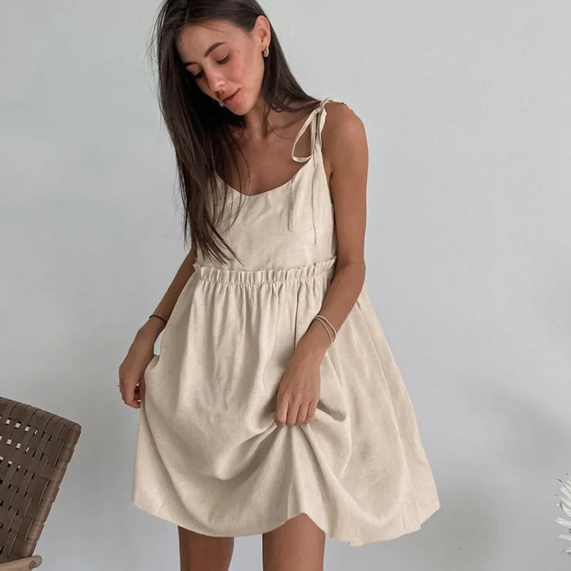 Weiches Ricka-Kleid mit Trägern
