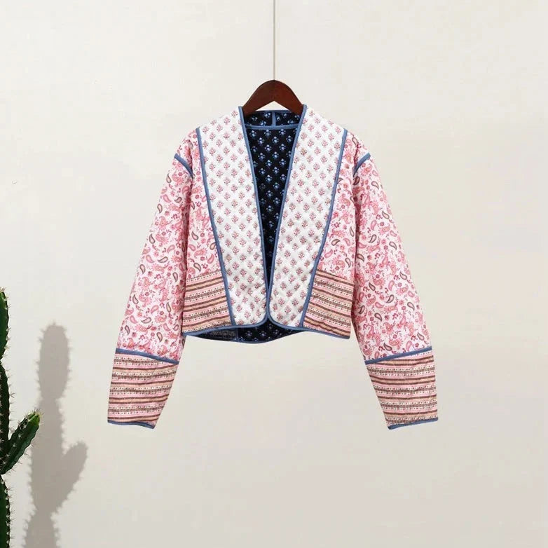 Krohn-e | Damen Wendebar Baumwolljacke