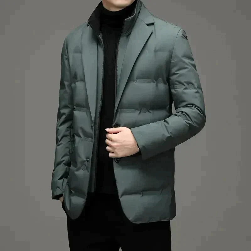 Krohn-e | Faux 2-teilig warmes Jack für Herren
