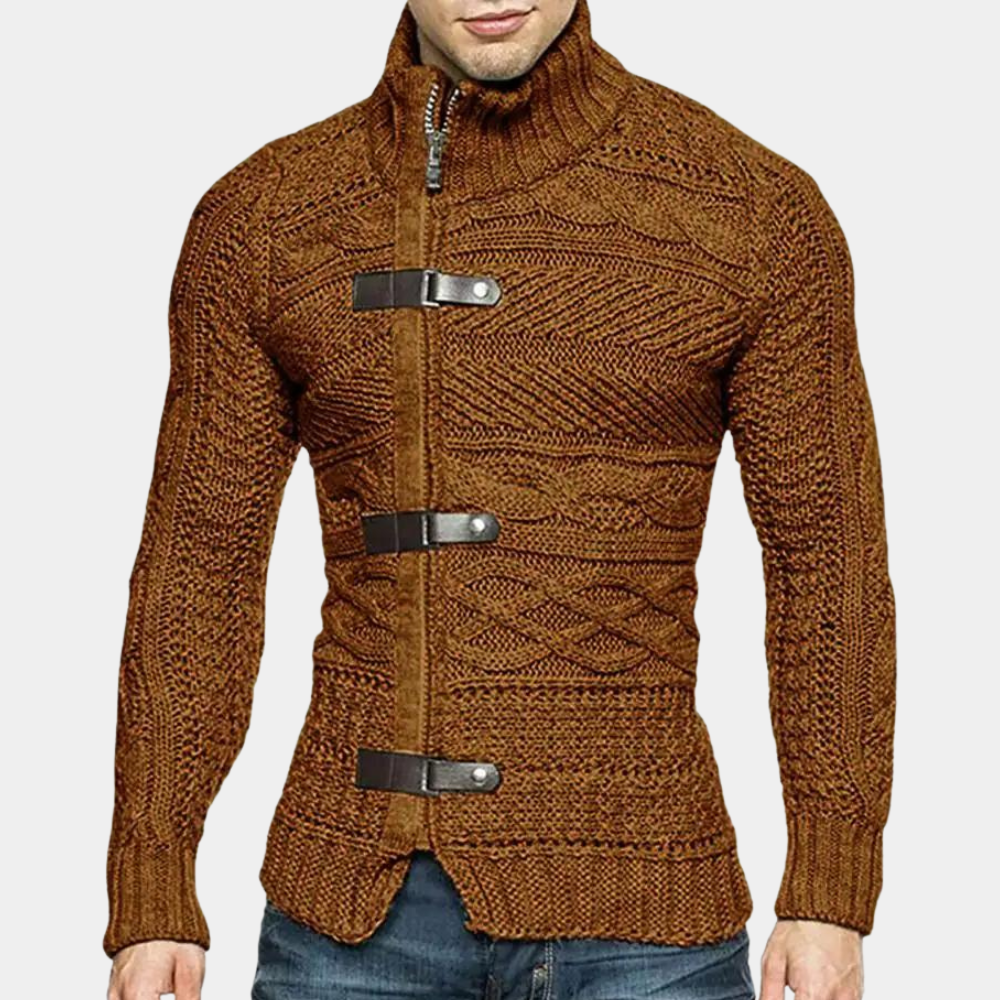 Herren-Rollkragenpullover aus klassischer Merinowolle