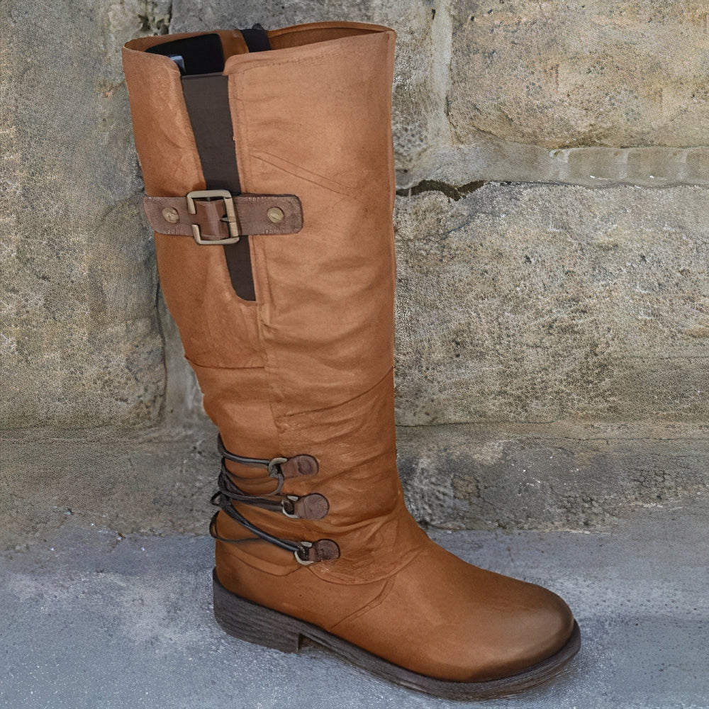 Modische Damen-Winterstiefel in Knöchellänge - Selda