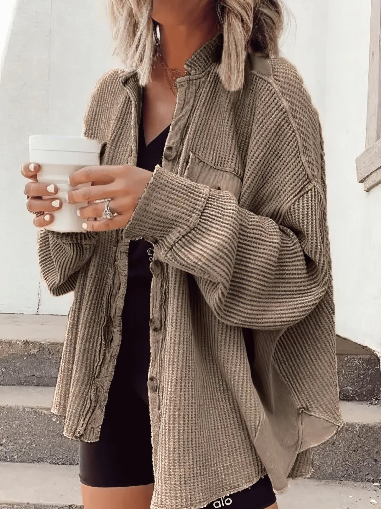 Krohn-e | Lässige Hemdjacke Aus Weichem Stoff