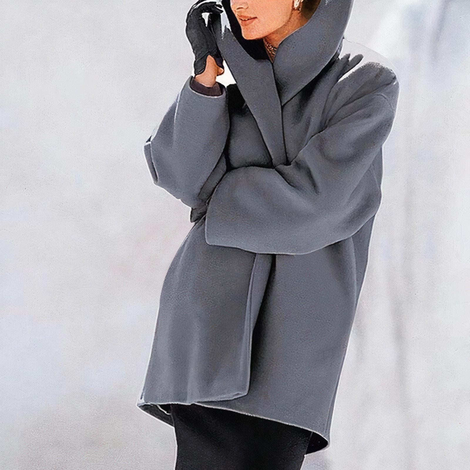 Elegantes Wollmäntel für Damen - Modell Sonja