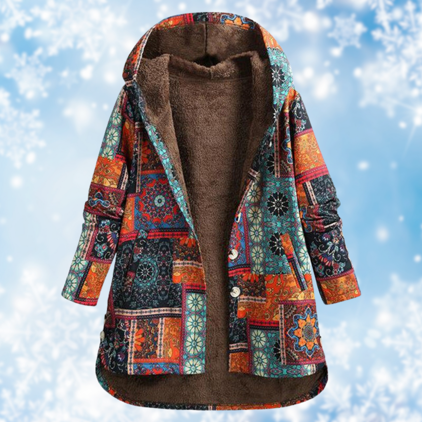 Krohn-e | Bedruckte Kapuzenjacke