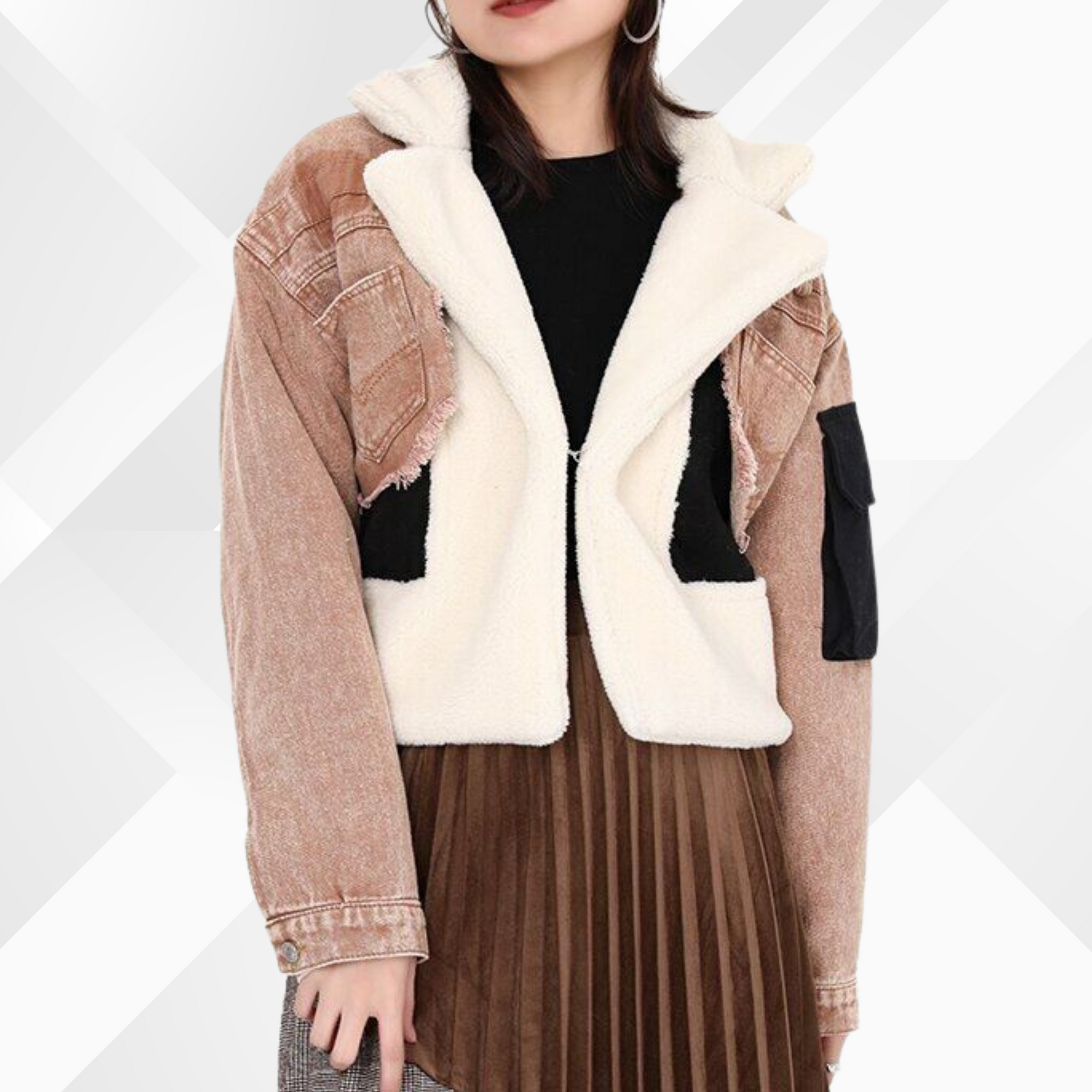 Krohn-e | Baumwoll Patchwork Jacke