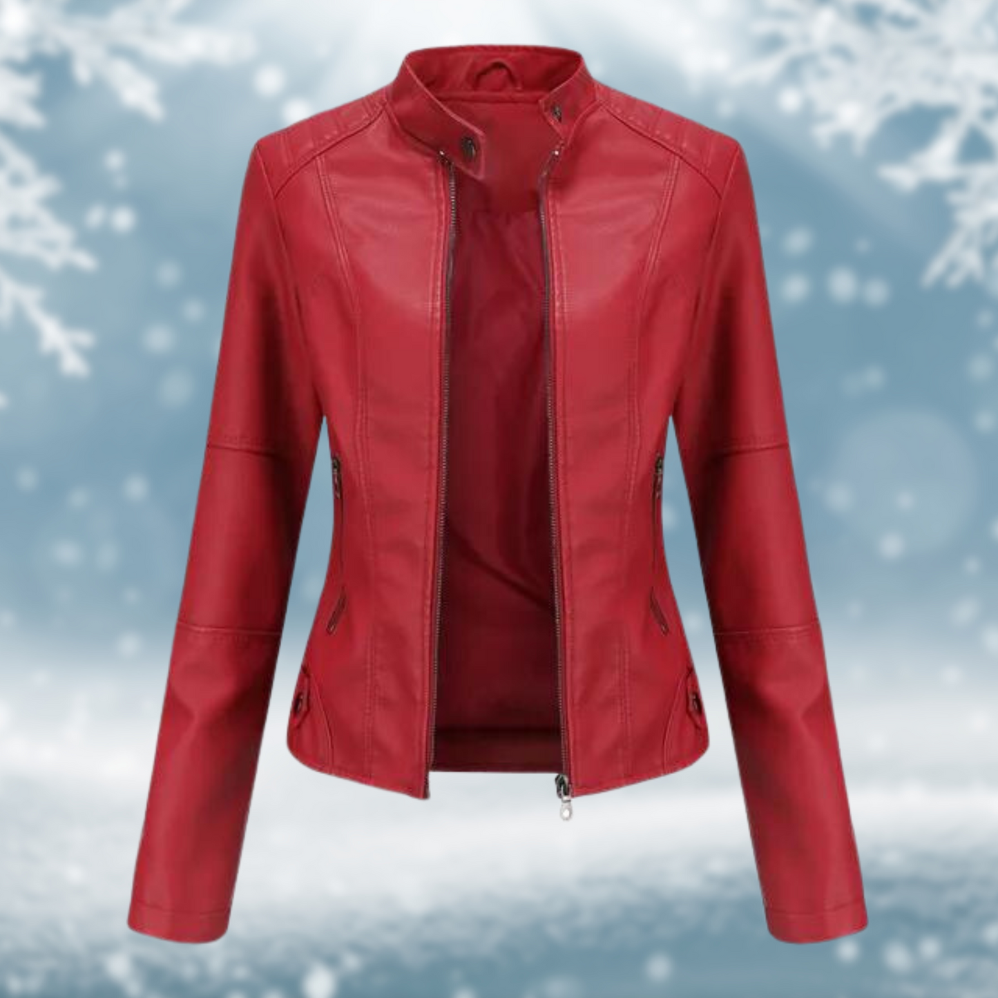 Ayla: Vegan Leather Jacket