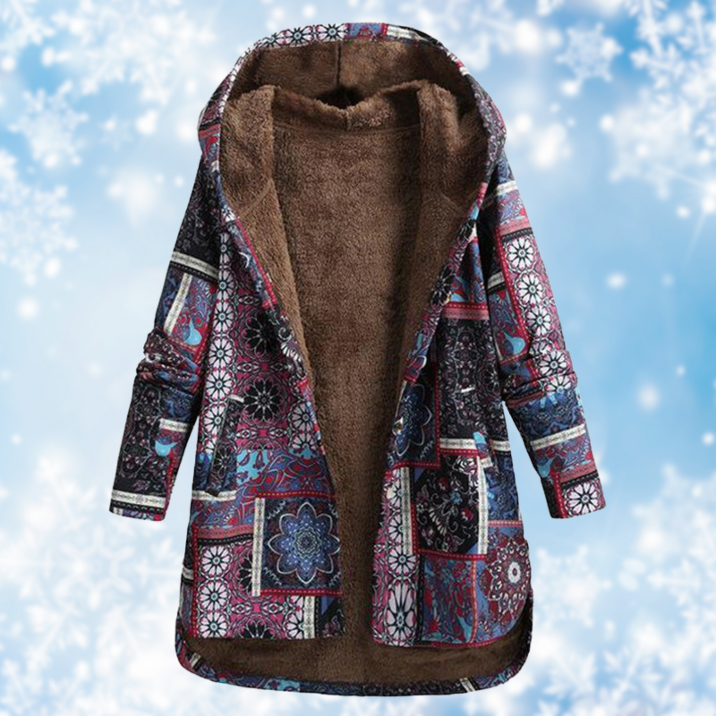 Krohn-e | Bedruckte Kapuzenjacke