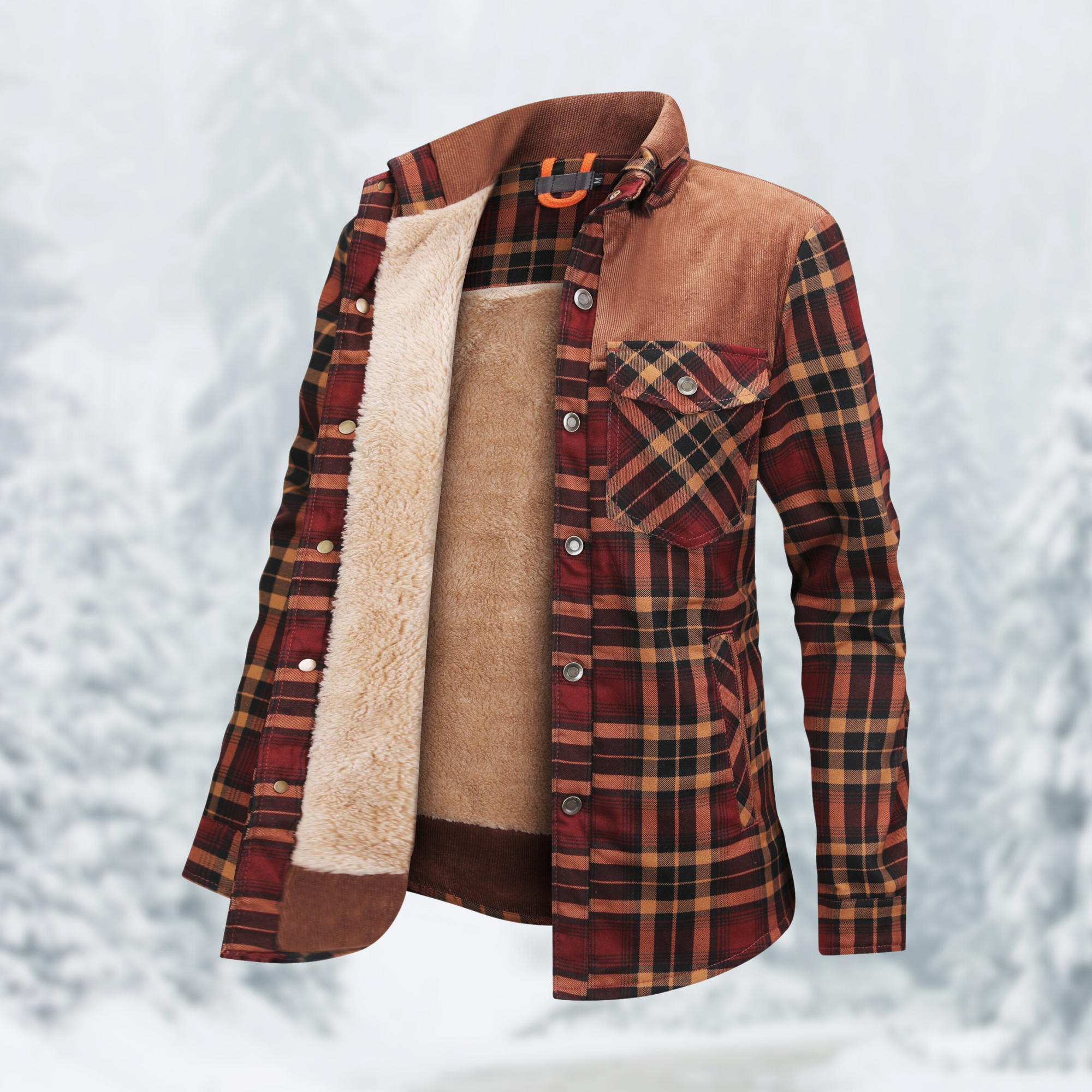 Krohn-e | Flanell Wanderjacke für Frauen