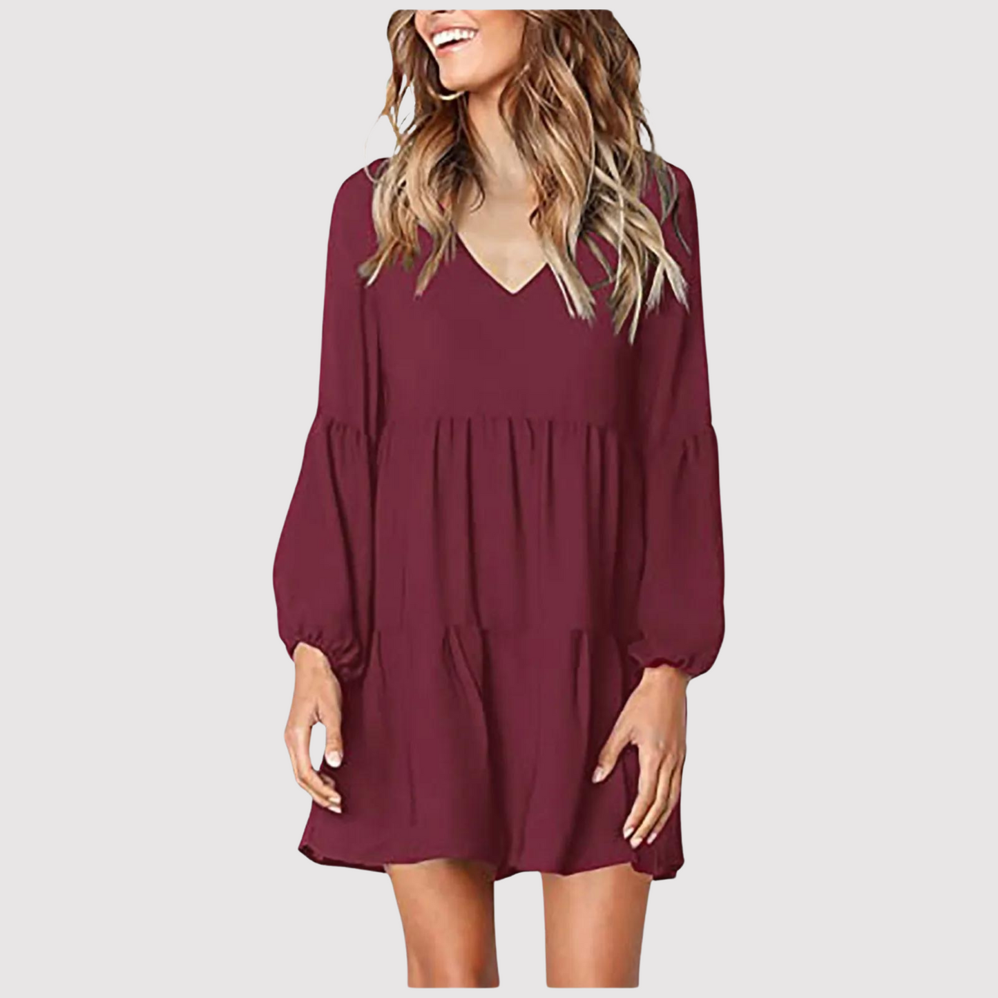 Damenkleid mit fließendem Rock - Julia