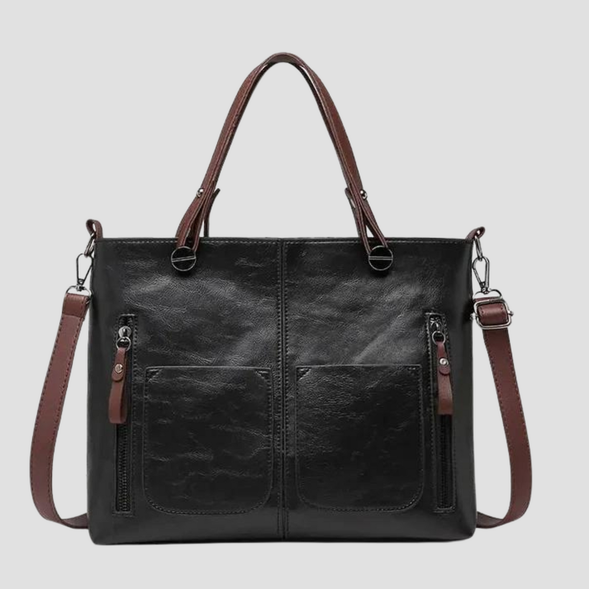 Vintage Leder Umhängetasche Leila für Damen