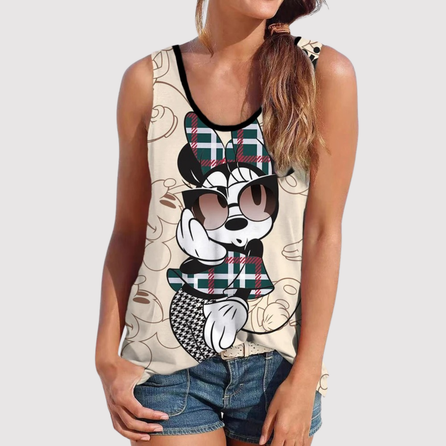 Katherine Disney Mickey Mouse Printed Top