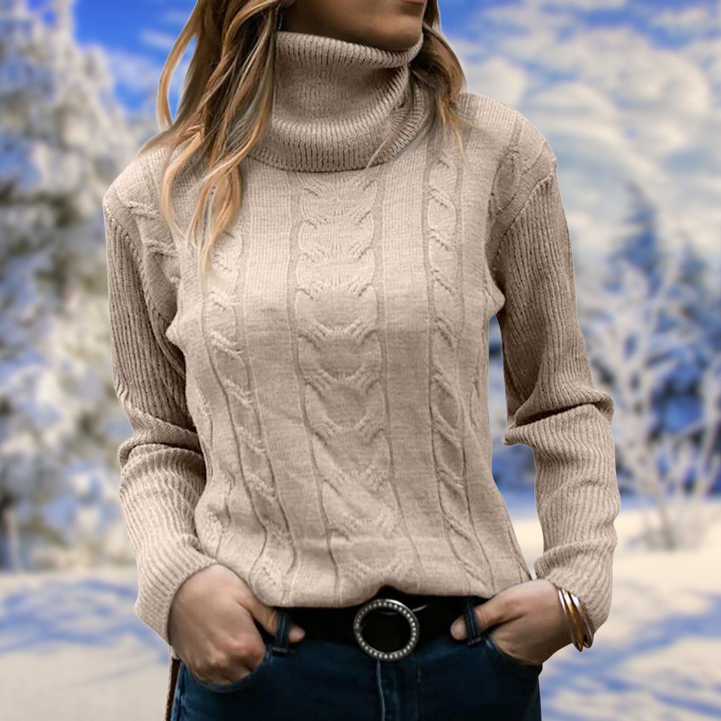 Agnes Rollneck Sweater