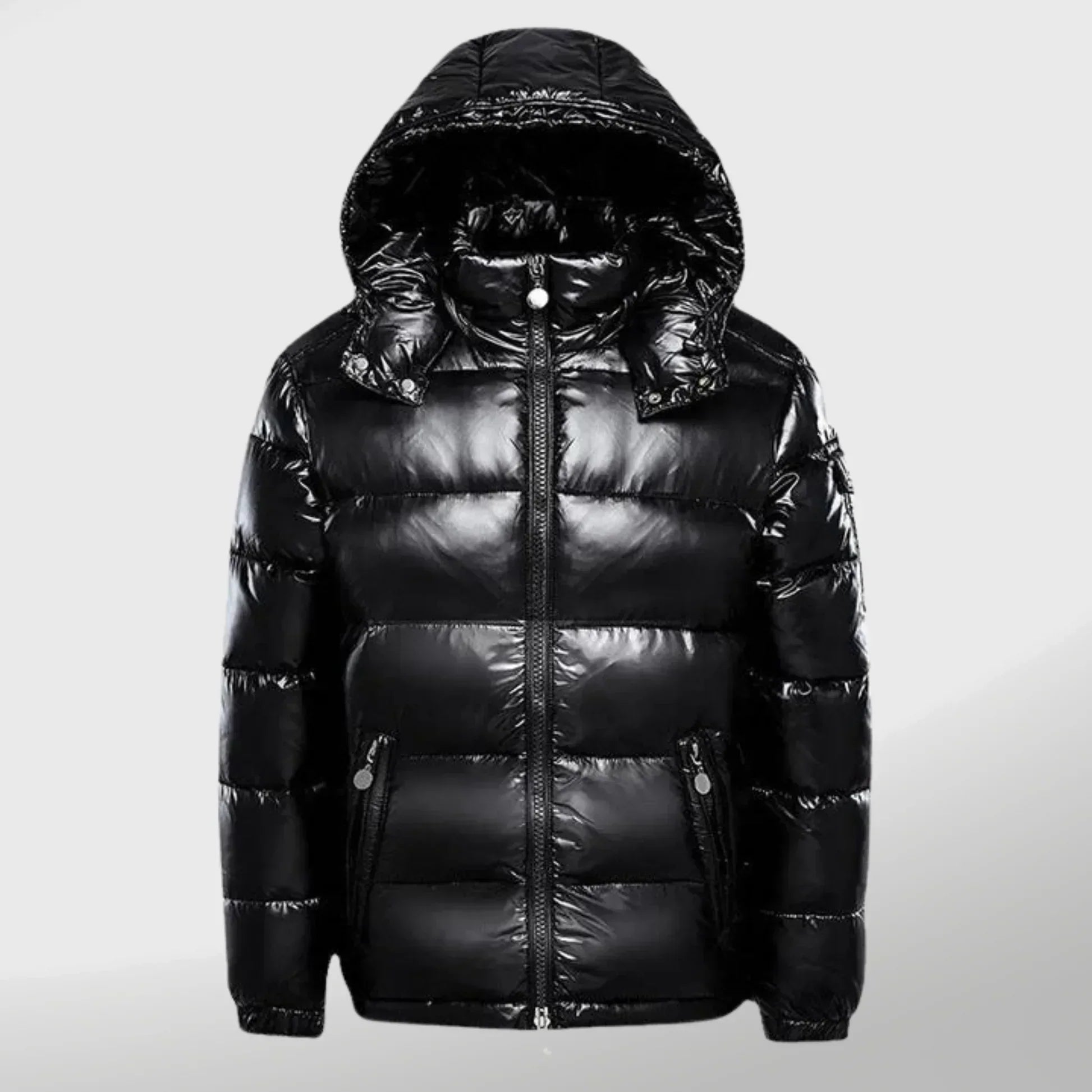 Krohn-e | Elegante Lange Puffy Winterjacke