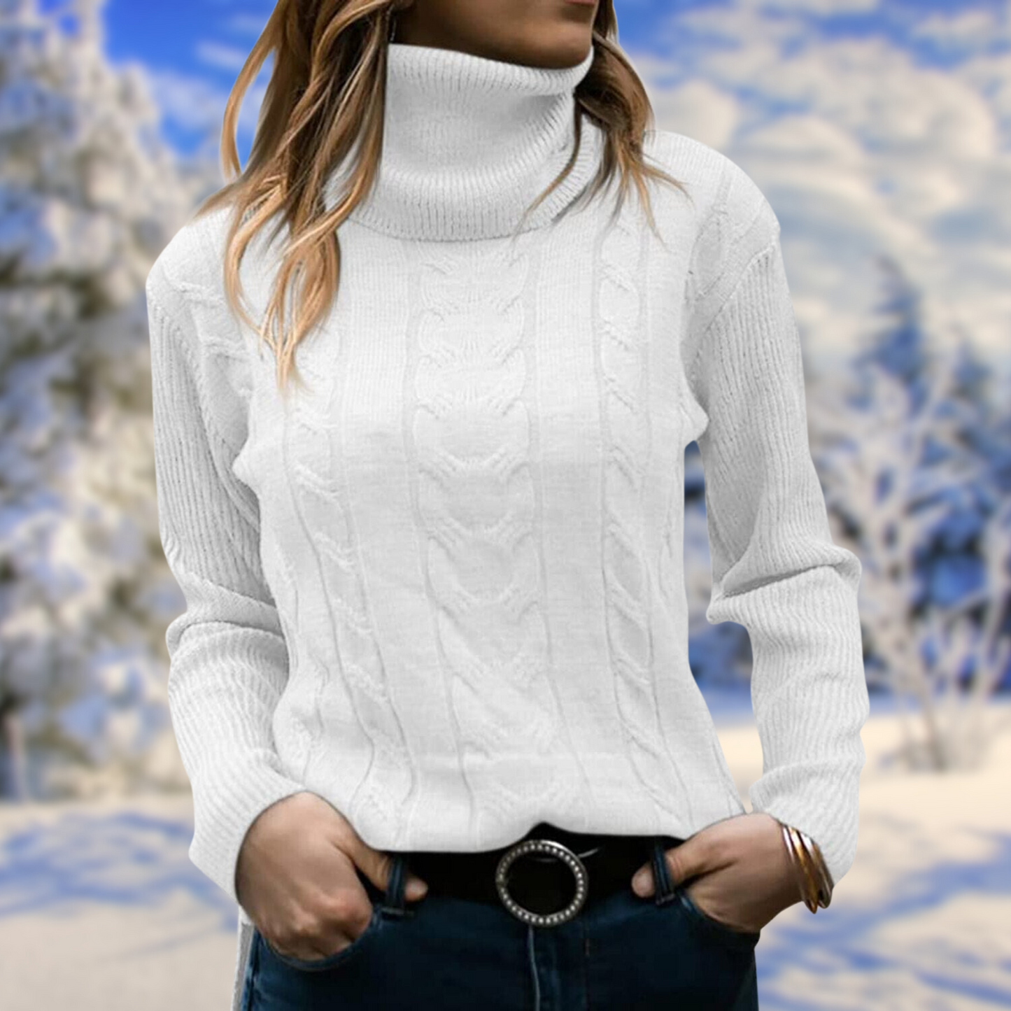 Agnes Rollneck Sweater