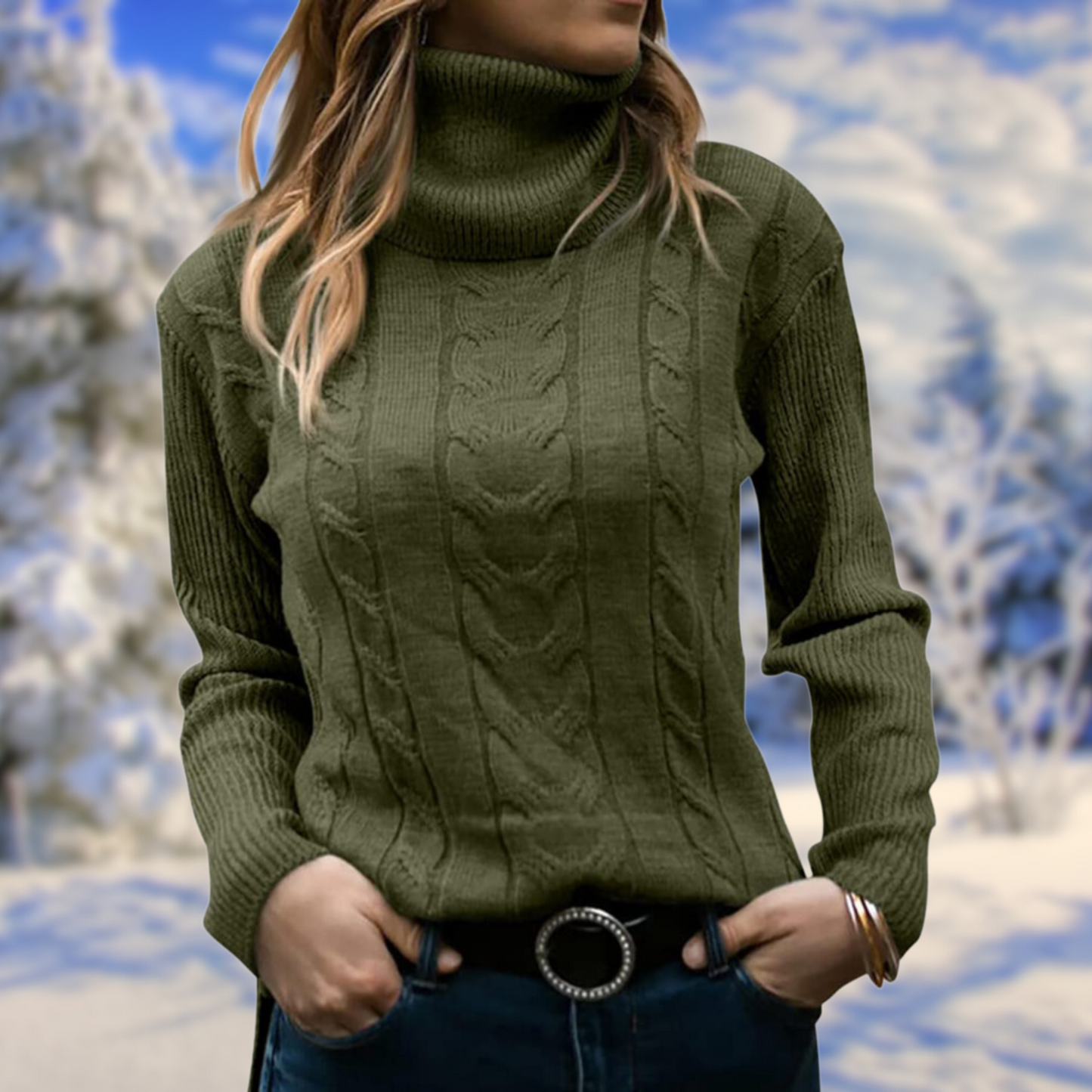 Agnes Rollneck Sweater