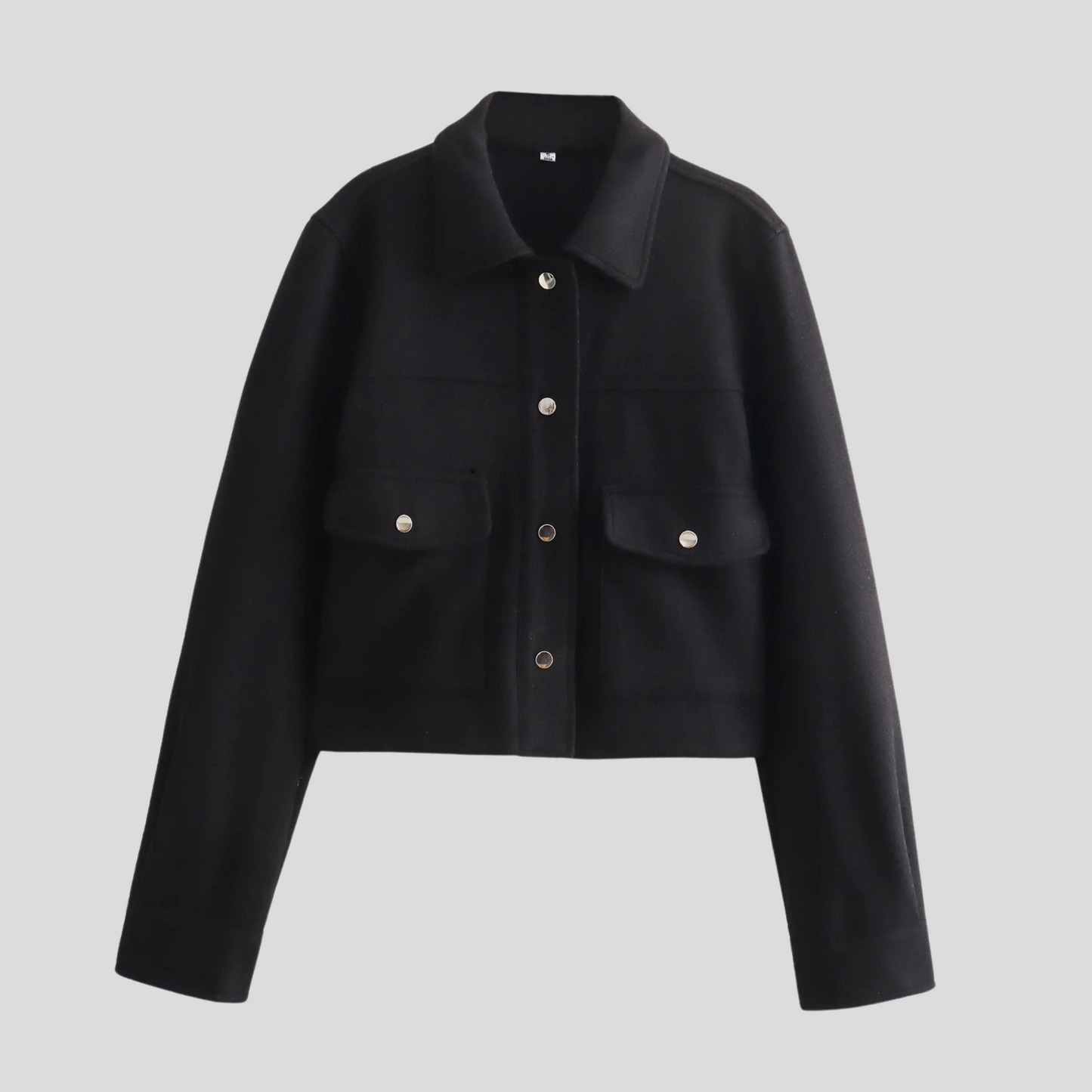 Krohn-e | Damen Button Langarmmantel