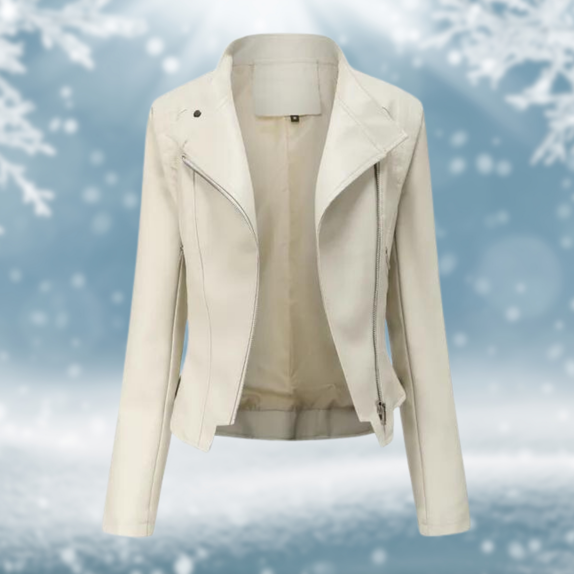 Krohn-e | Vegane Lederjacke mit Strukturmuster