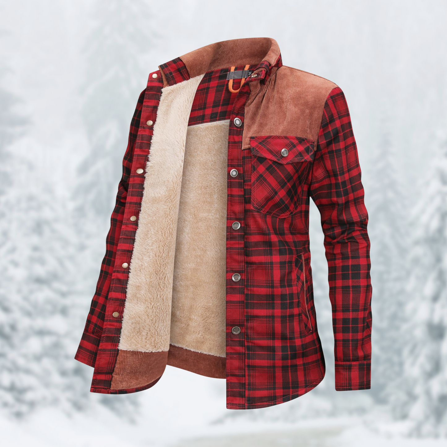 Krohn-e | Flanell Wanderjacke für Frauen