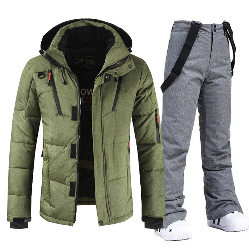 Herren Ski-Set: Wasser- und windabweisende Jacke und Hose