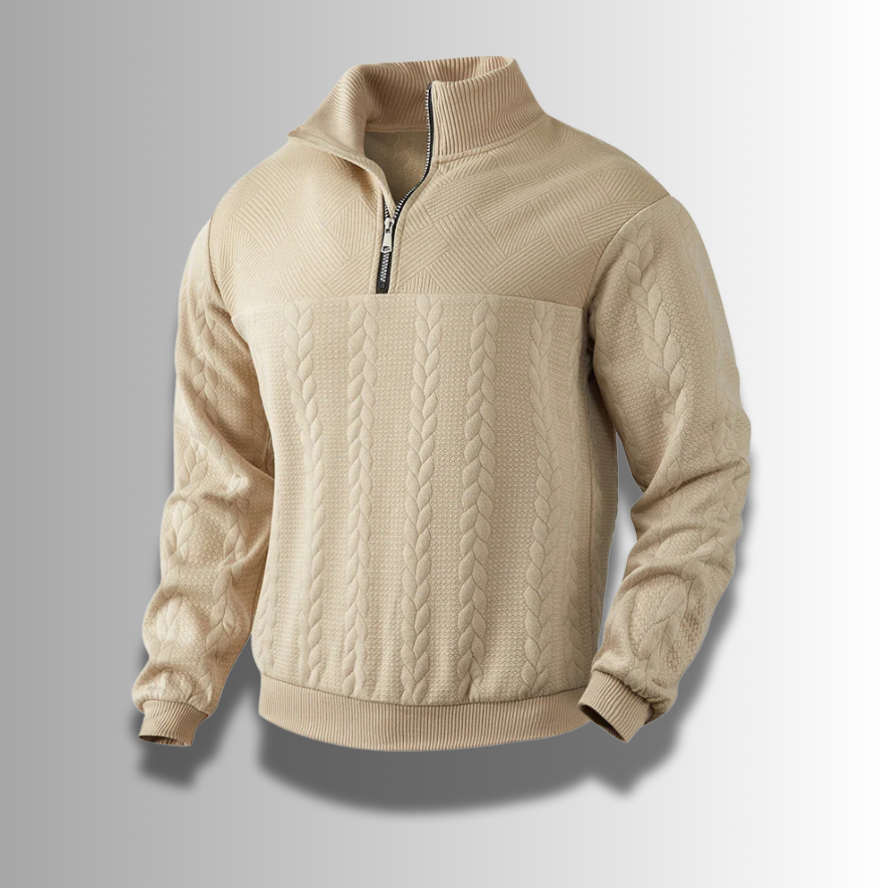 Feiner Herrenpullover aus reiner Merinowolle