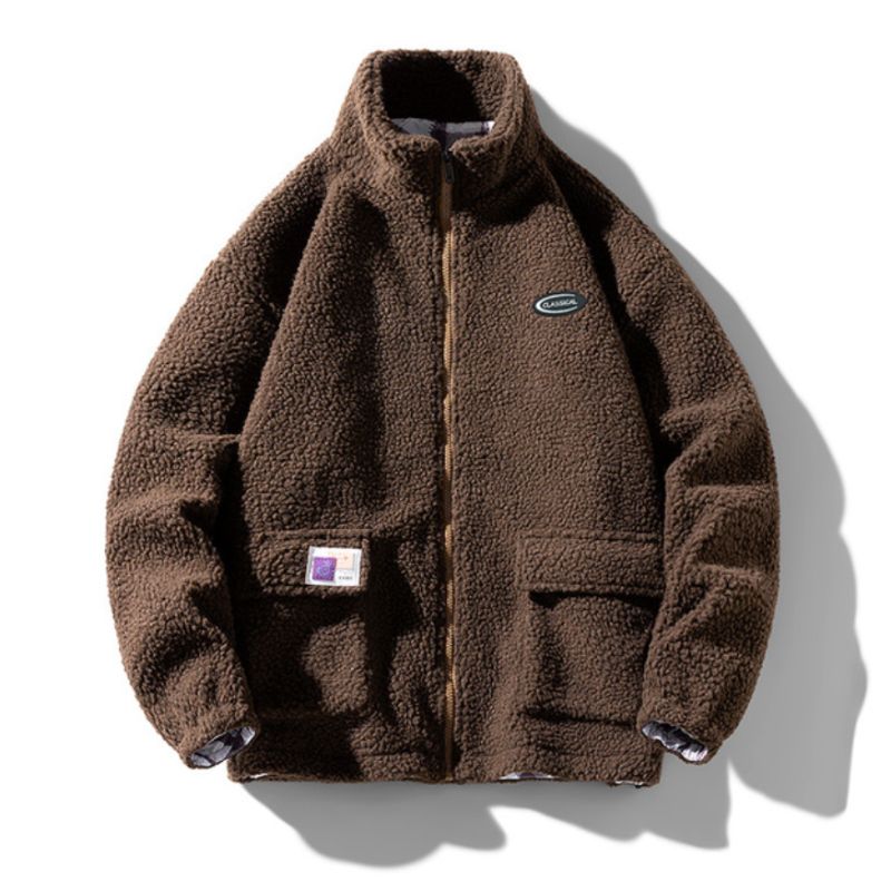 Modische Plüschbomberjacke von Sven