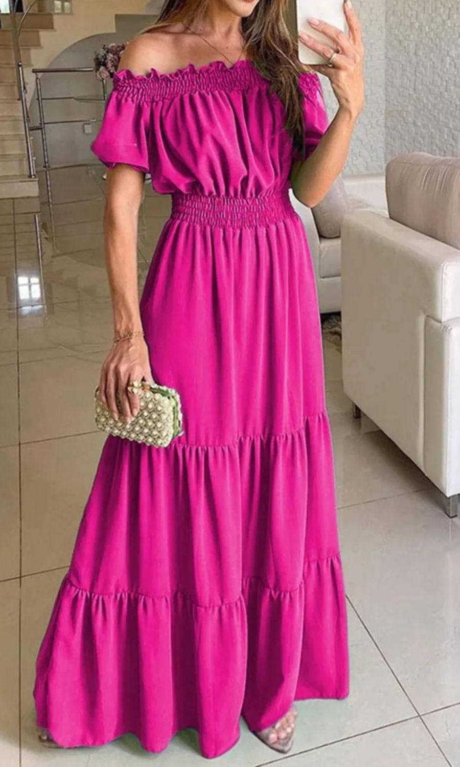 Sommerkleid Syeda: Elegant und elastisch