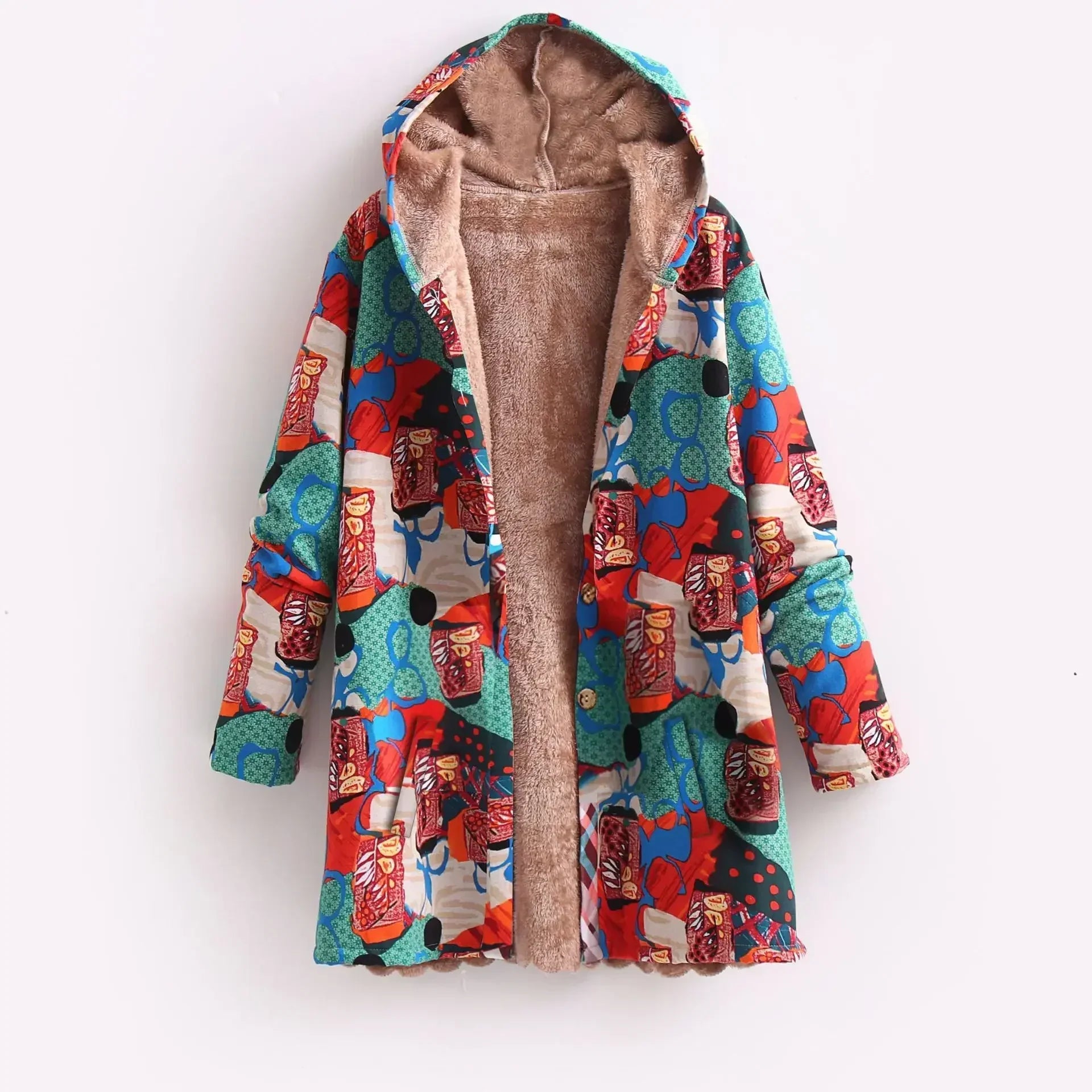 Krohn-e | Fleecejacke für Damen - mit Kapuze