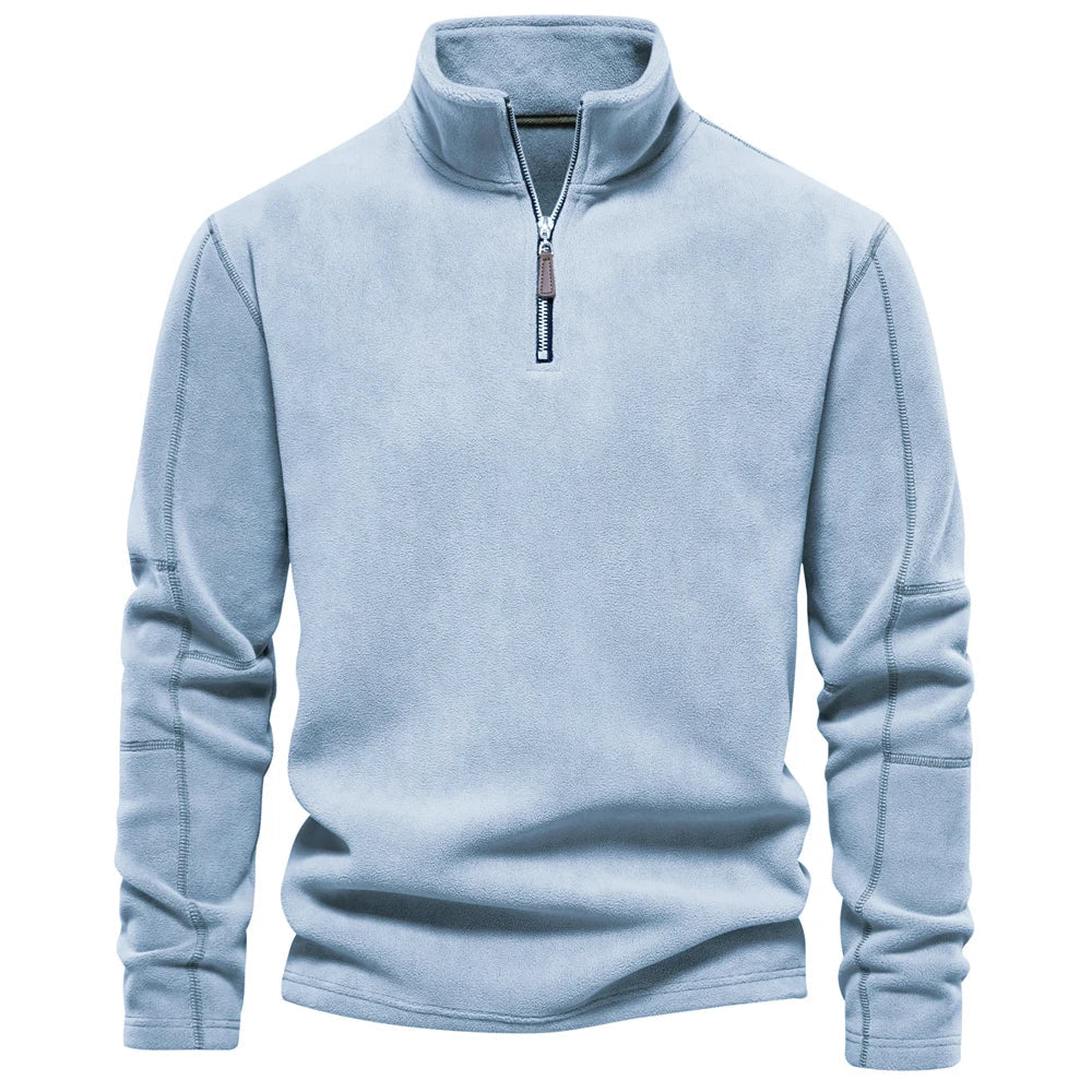 Krohn-e | Weiches Fleece Sweatshirt mit Reißverschluss Warm und Komfortabel Ideal für Kaltes Wetter