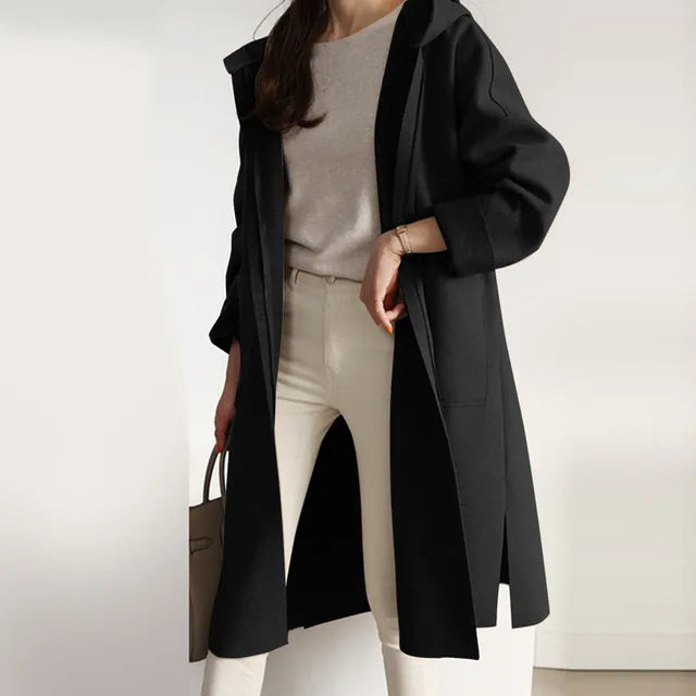 Krohn-e | Elegante Taubjacke mit Kapuze