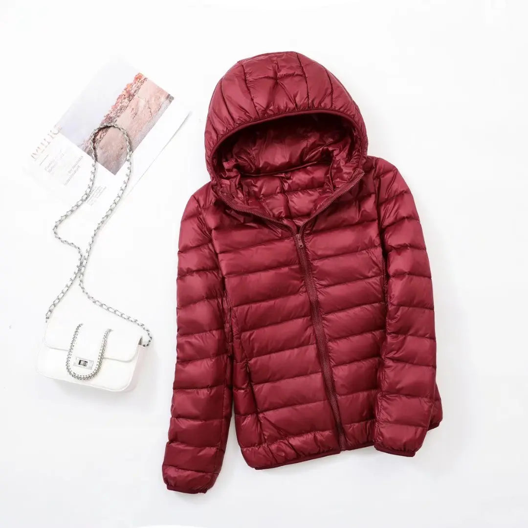 Krohn-e | Kapuzen Daunenjacke Spezielle Winter