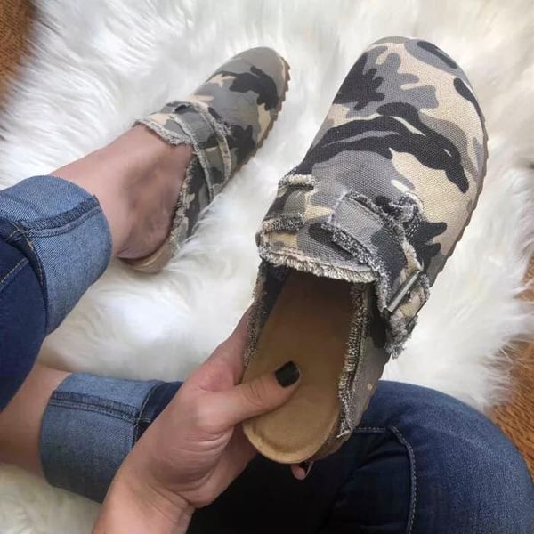 Feona Canvas Slippers