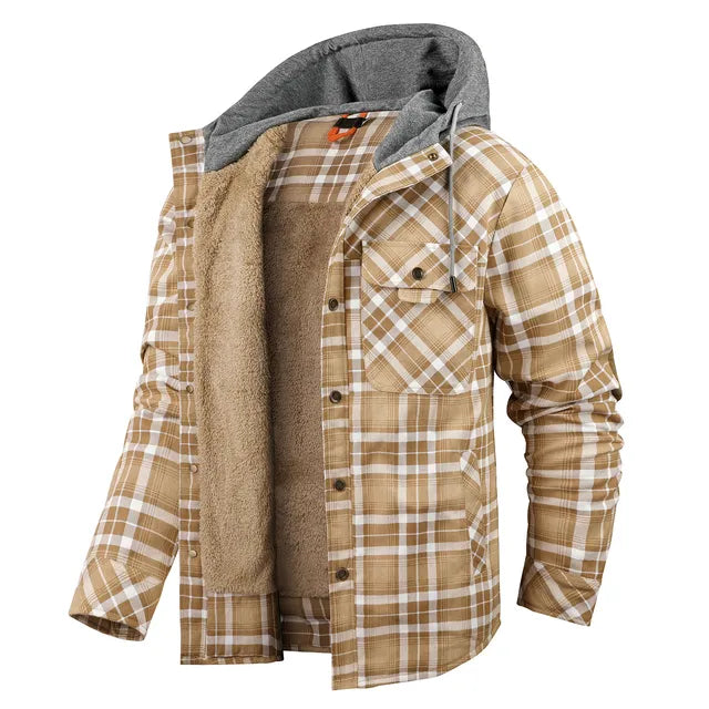 Krohn-e | Warm kariert Hemdjacke