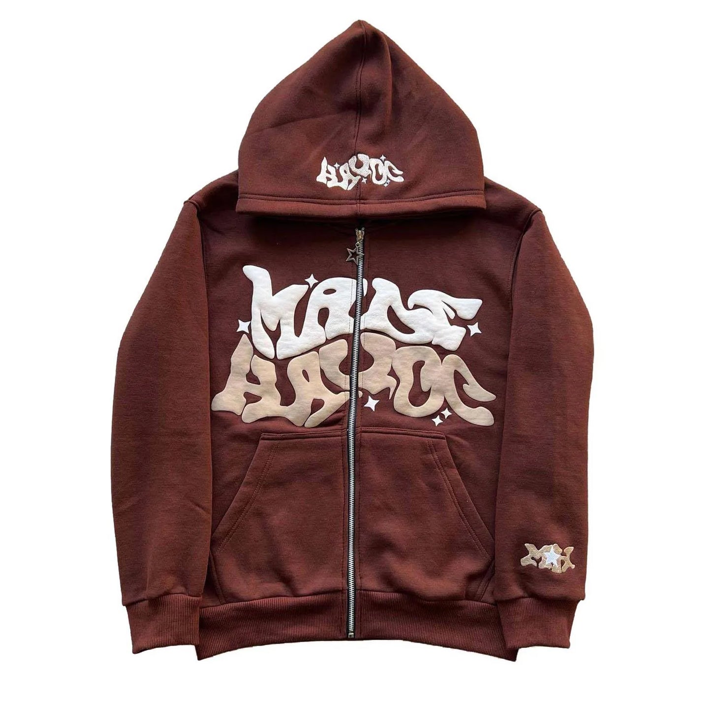 Max Kapuzenjacke mit markantem Schriftzug